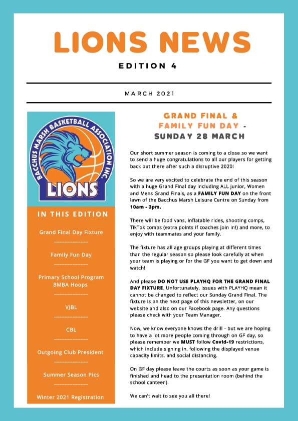 Lions News Edition 4