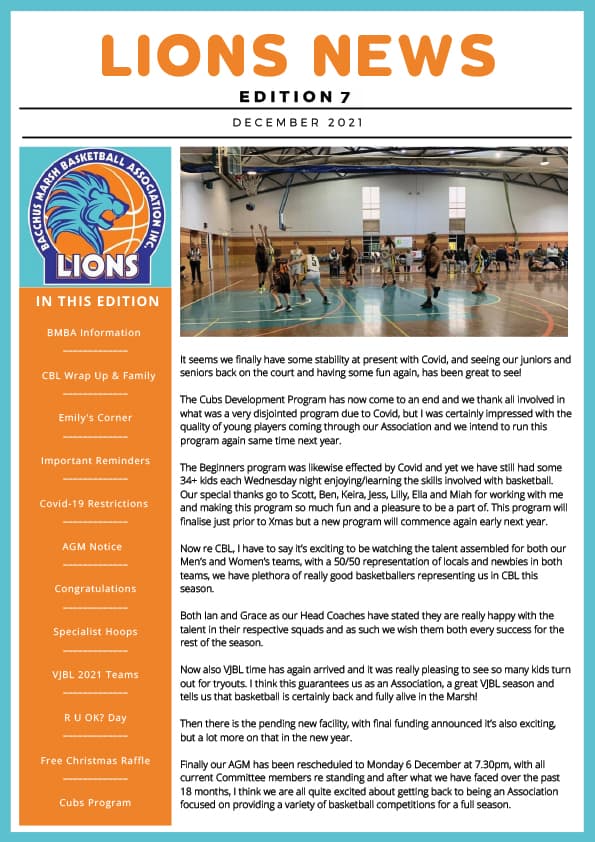 Lions News Edition 7